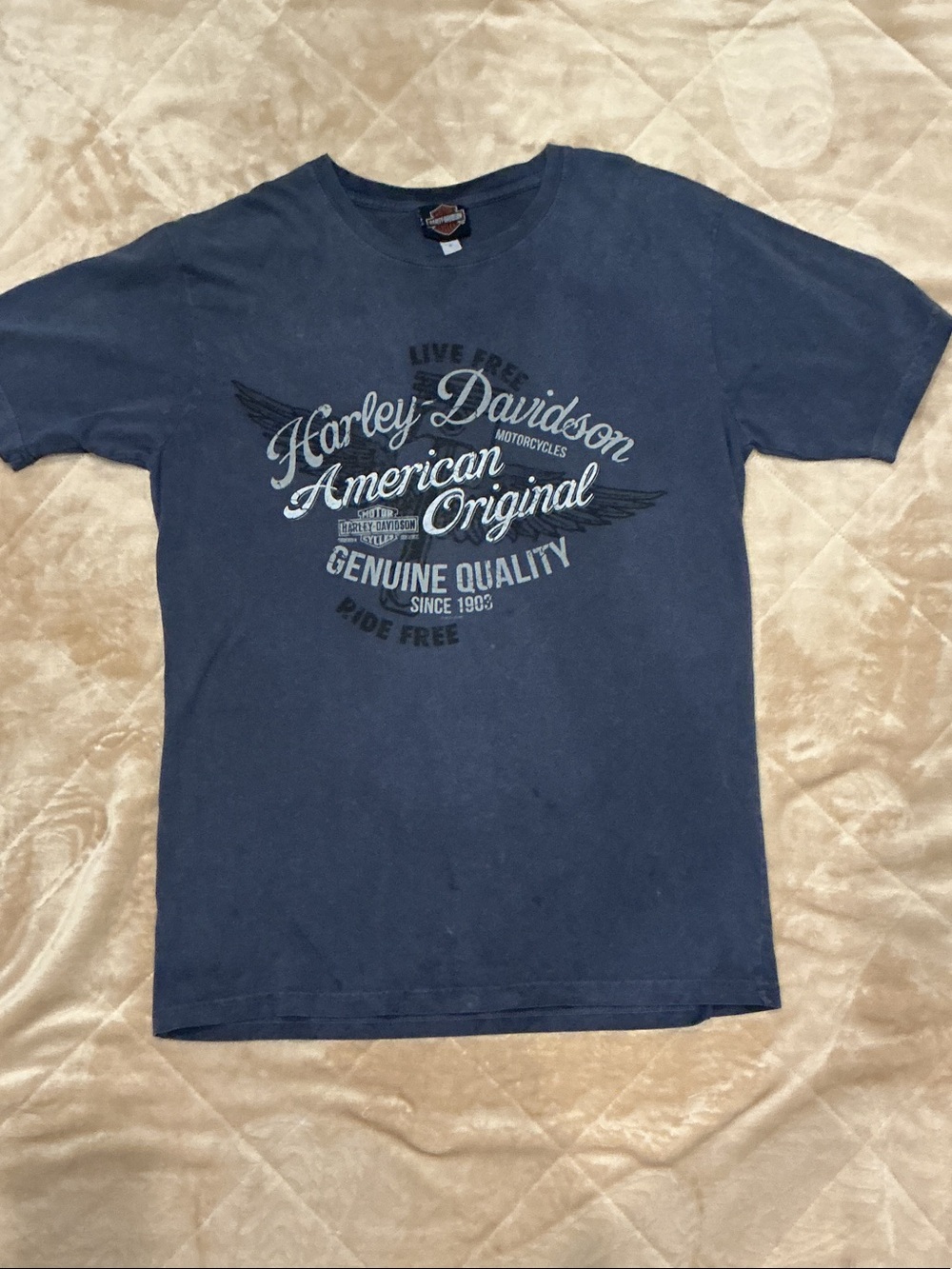 Harley-Davidson Navy Blue 'American Original' Graphic Tee